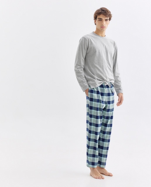 Imagen 0 de Pantalón largo de franela de hombre