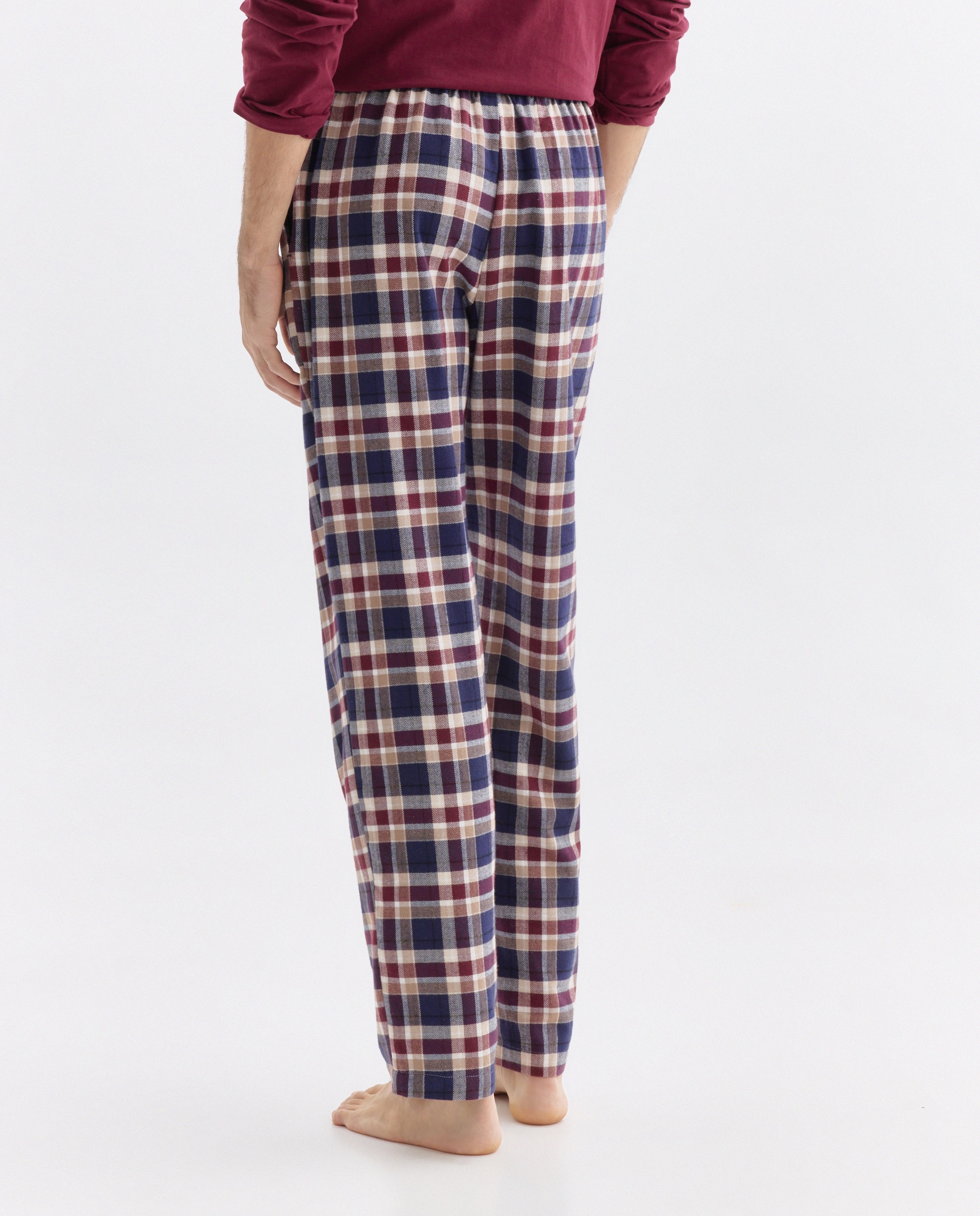 Calças de Flanela Multicolor-3