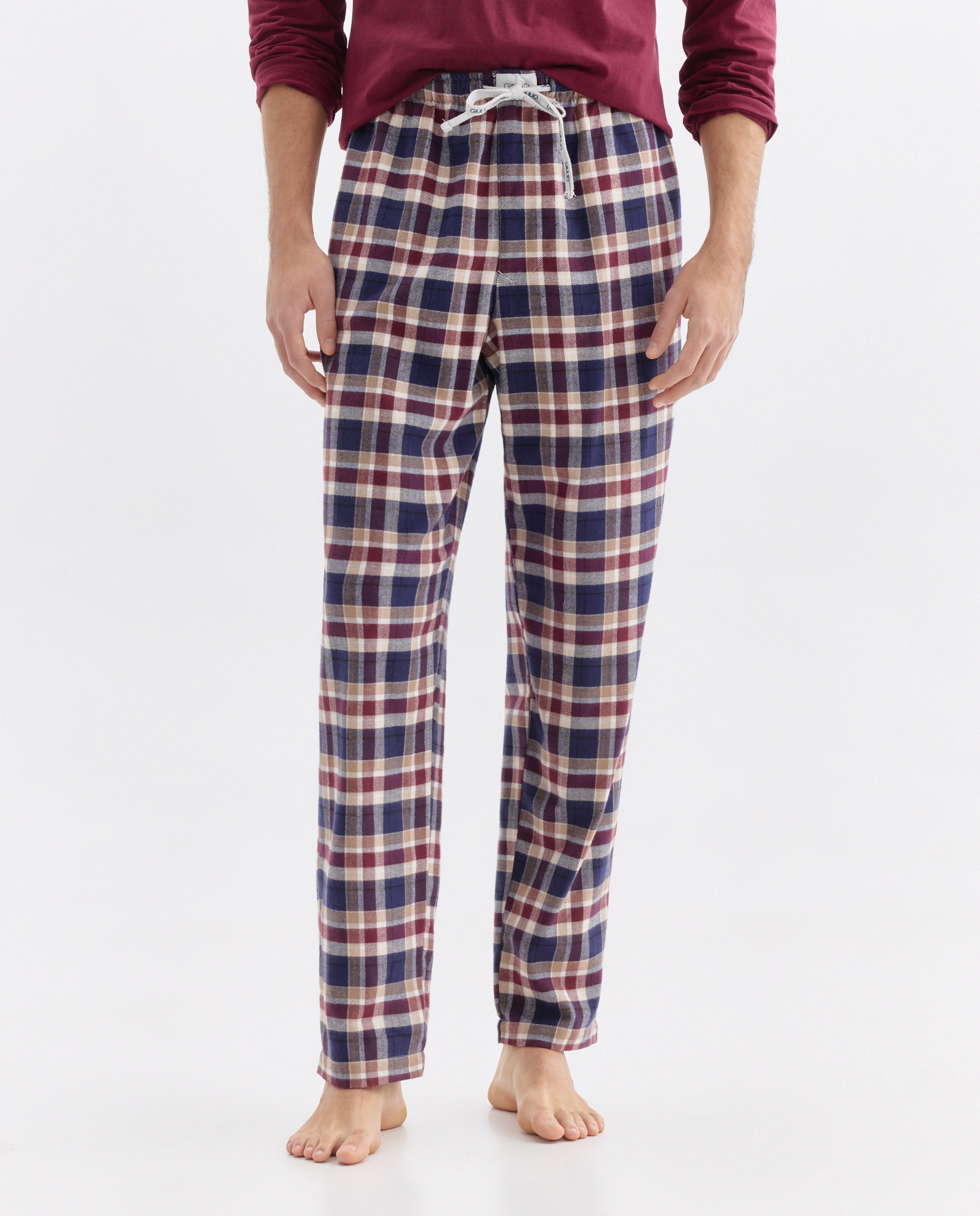 Calças de Flanela Multicolor-2