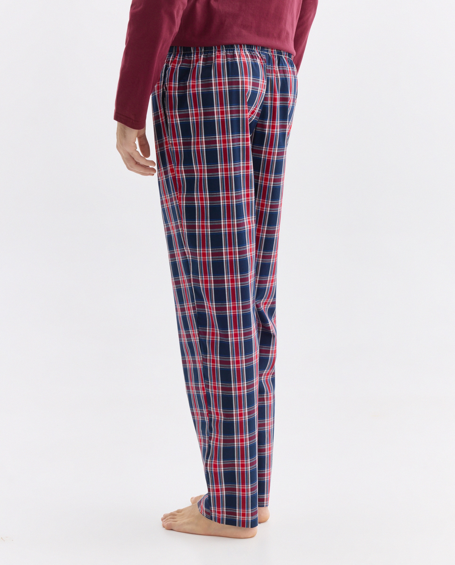 Calças de Tecido Multicolor-3