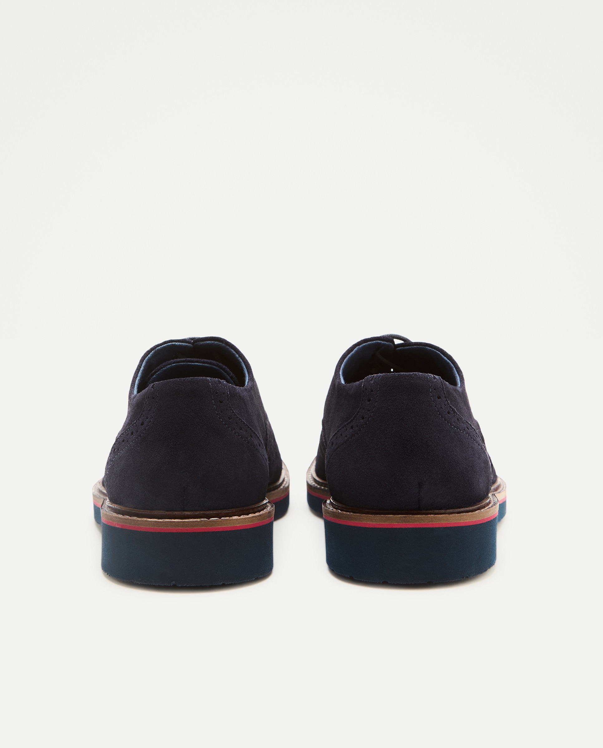 Sapatos Oxford em Pele 400 Azul-3