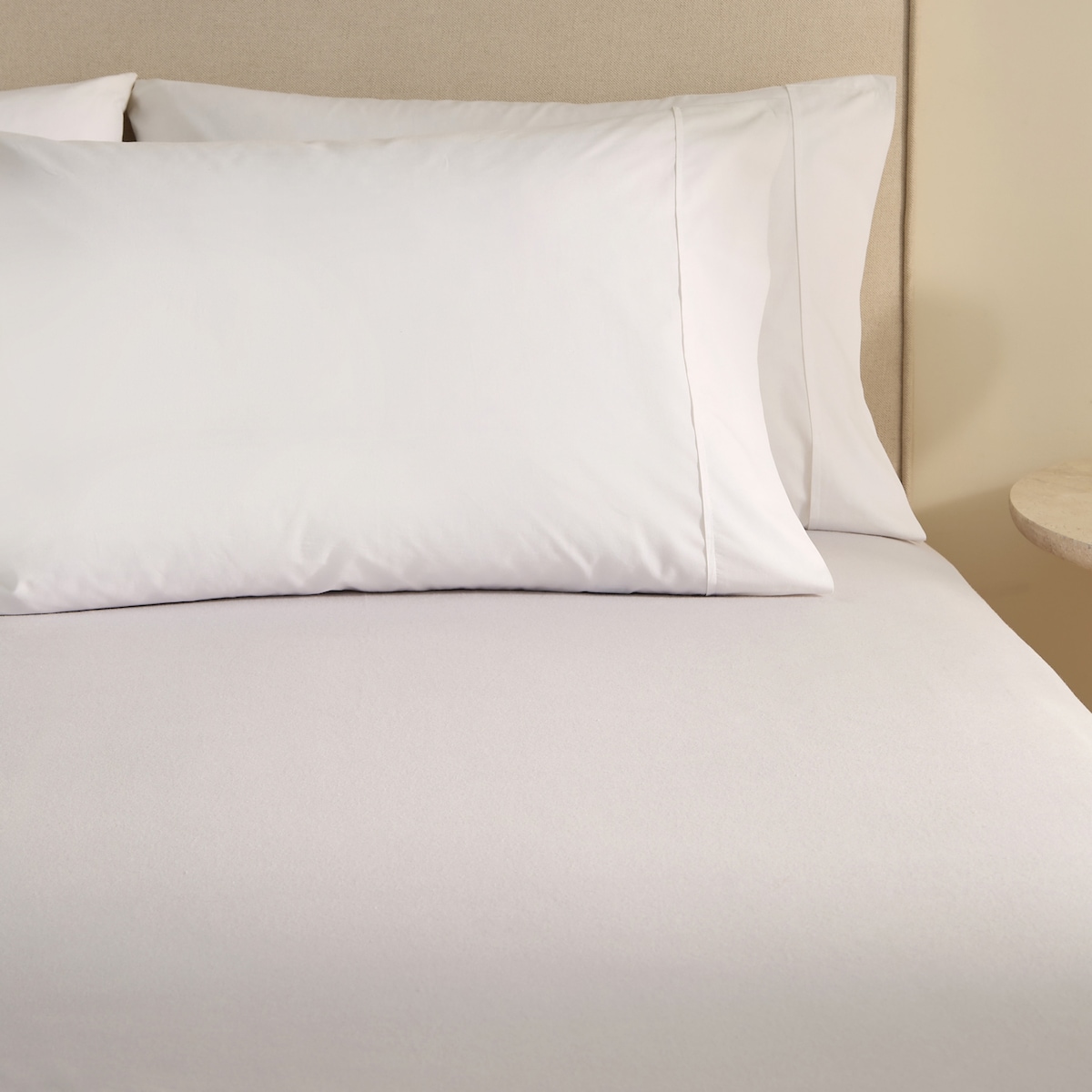 Lençol de Baixo de Flanela Liso Cinzento-1