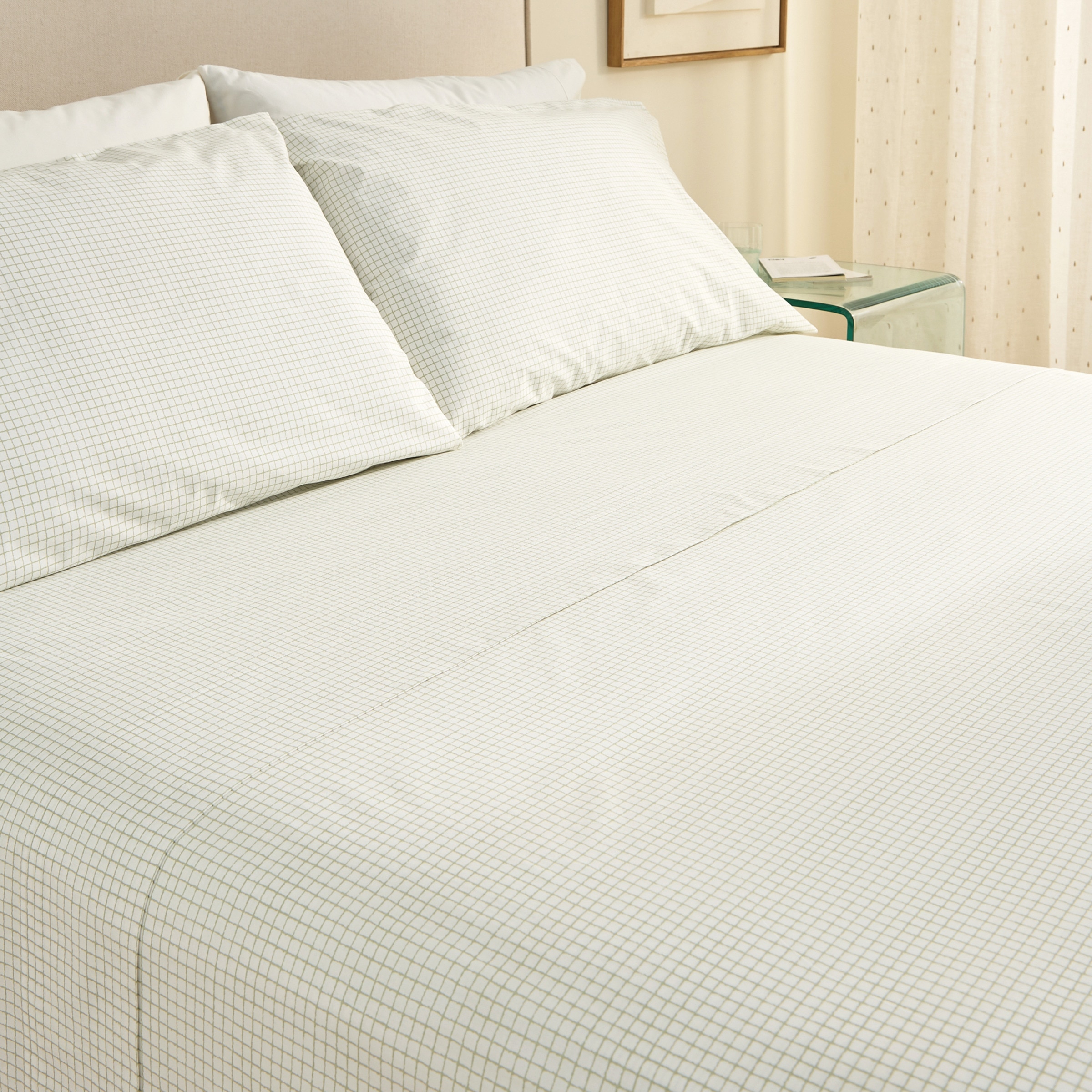 Imagem 0 de Jogo de lençóis de algodão Sage