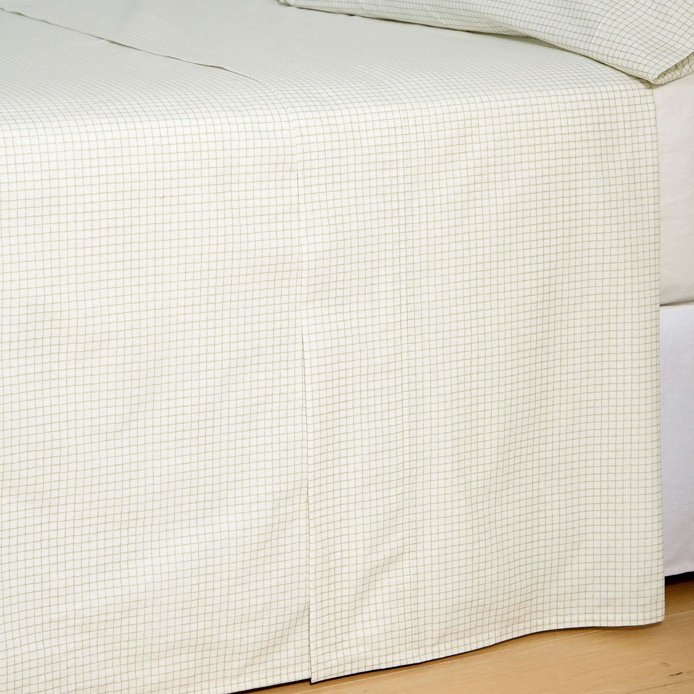 Jogo de lençóis de algodão Sage Verde-2