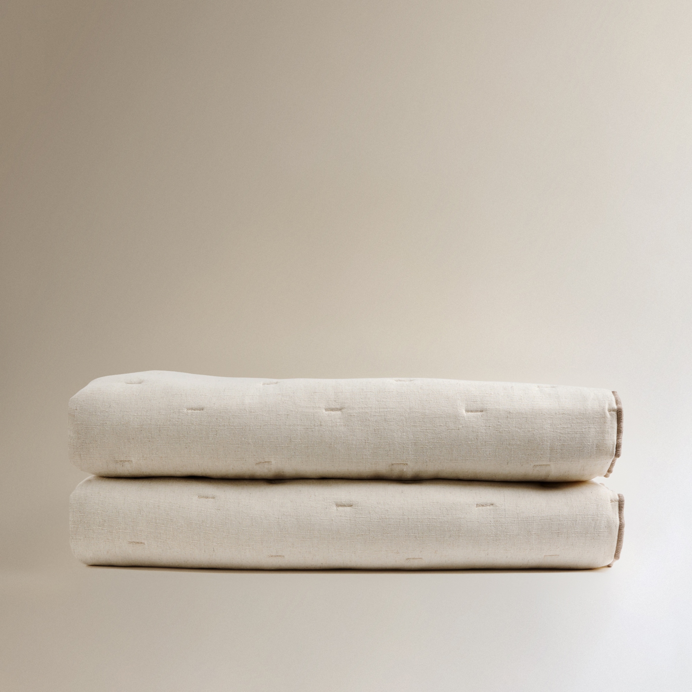 Edredão de Algodão e Linho Osma Cru-5