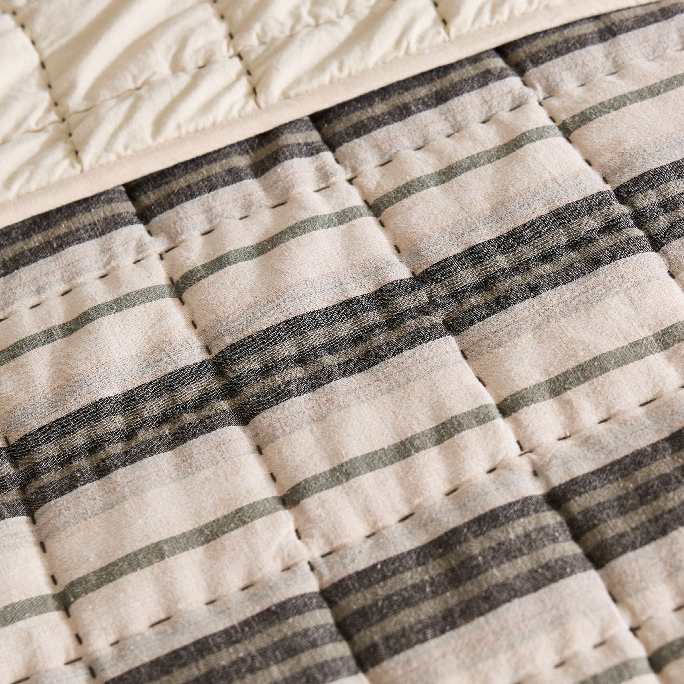 Edredão de Algodão e Linho Otto Verde-3