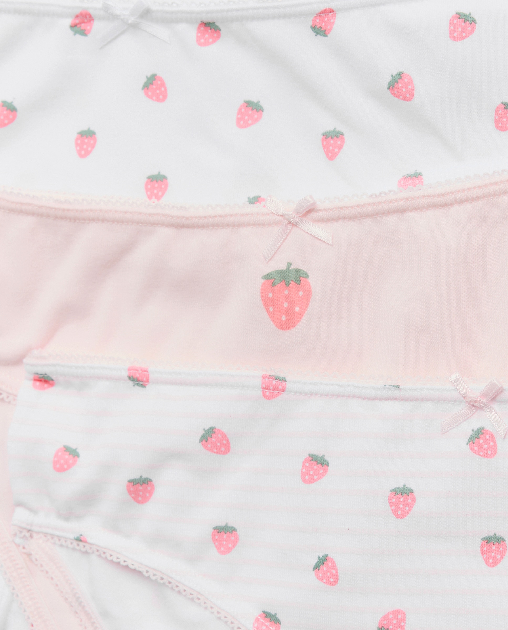 Pack de 3 Cuecas com Estampado de Fantasia Cotton Juice Rosa-3