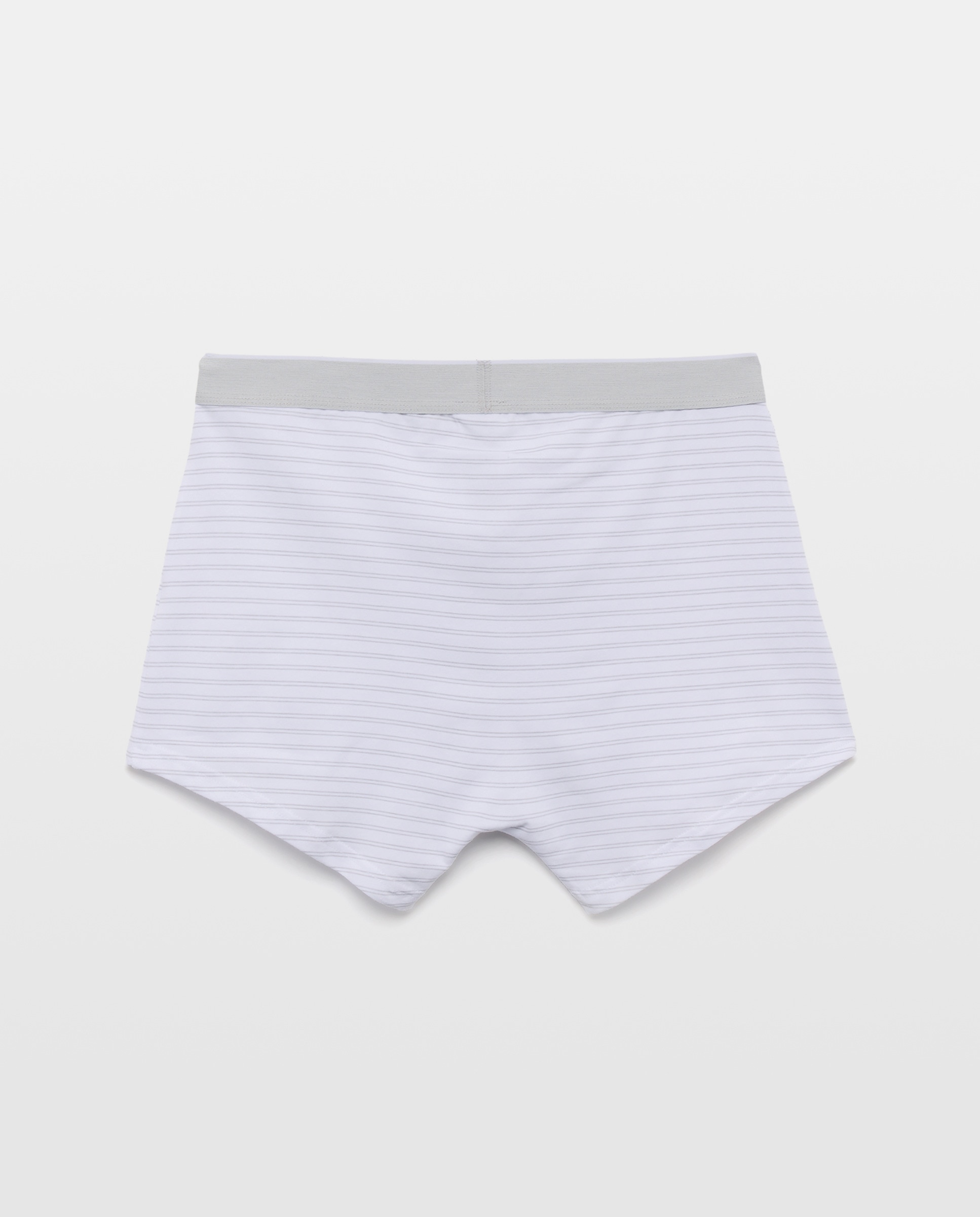 Pack de 3 Boxers de Malha com Fantasia Branco-2
