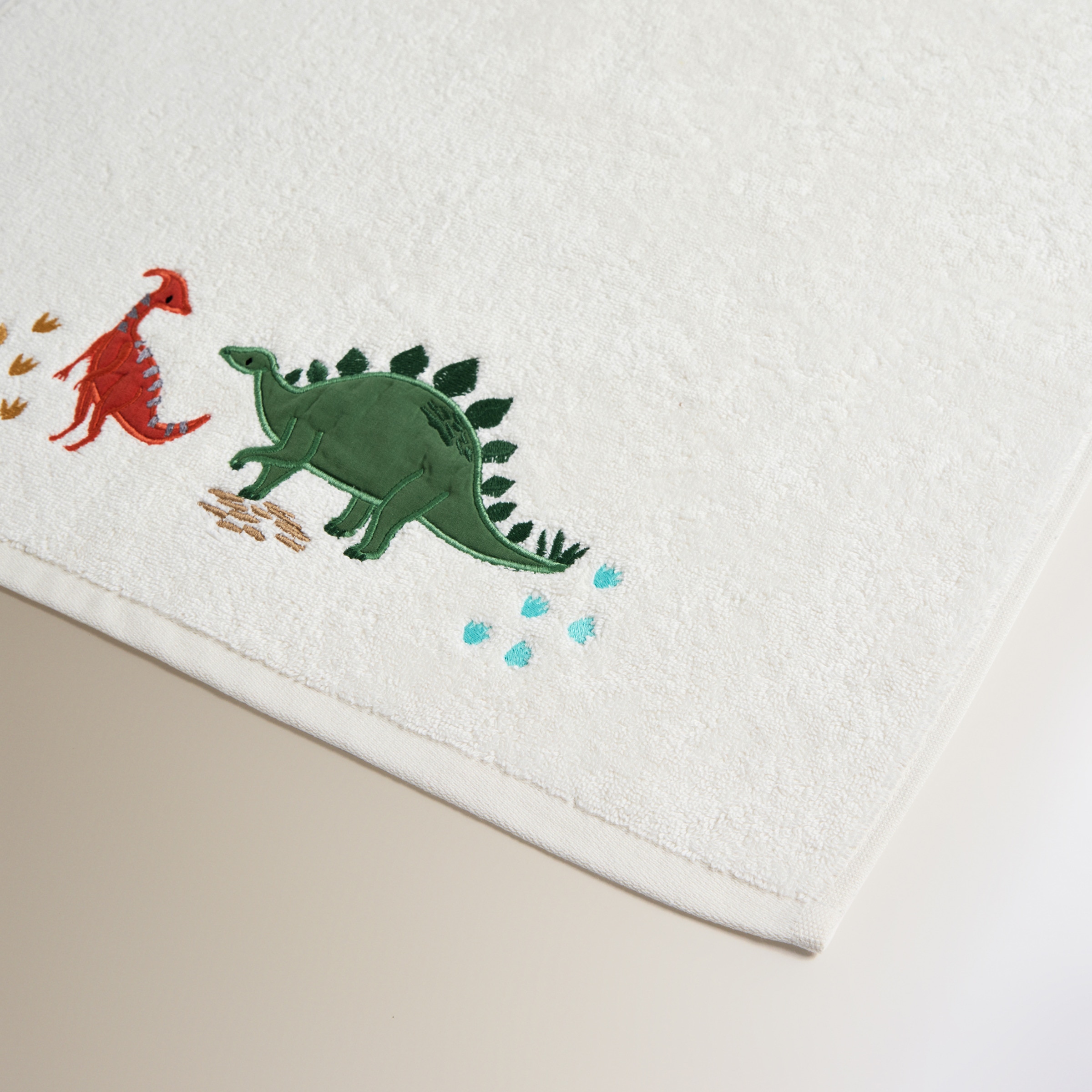 Toalha de Banho Infantil de Algodão Saurio - 550 g/m2 Verde-3