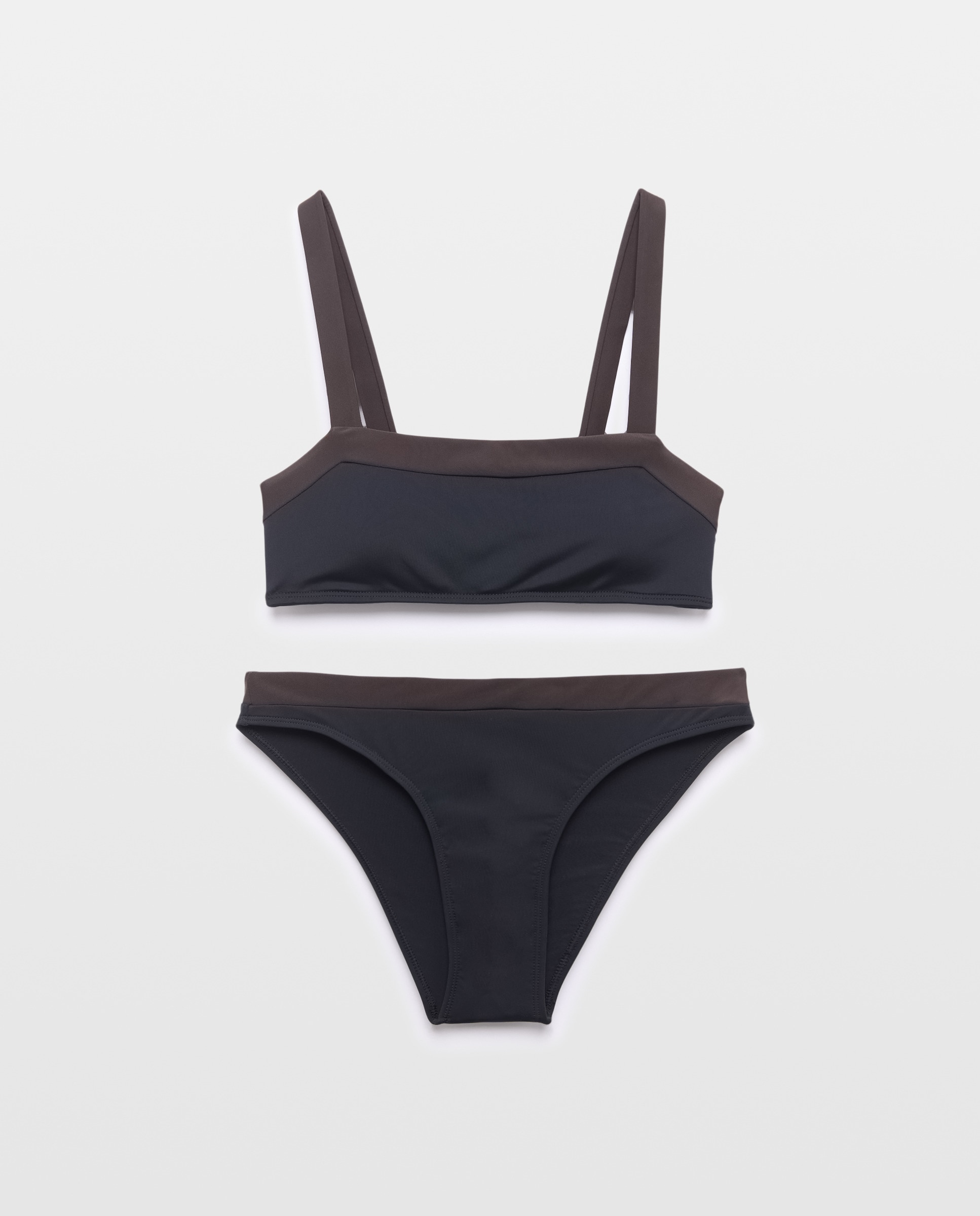 Bikini mujer contraste Negro-4