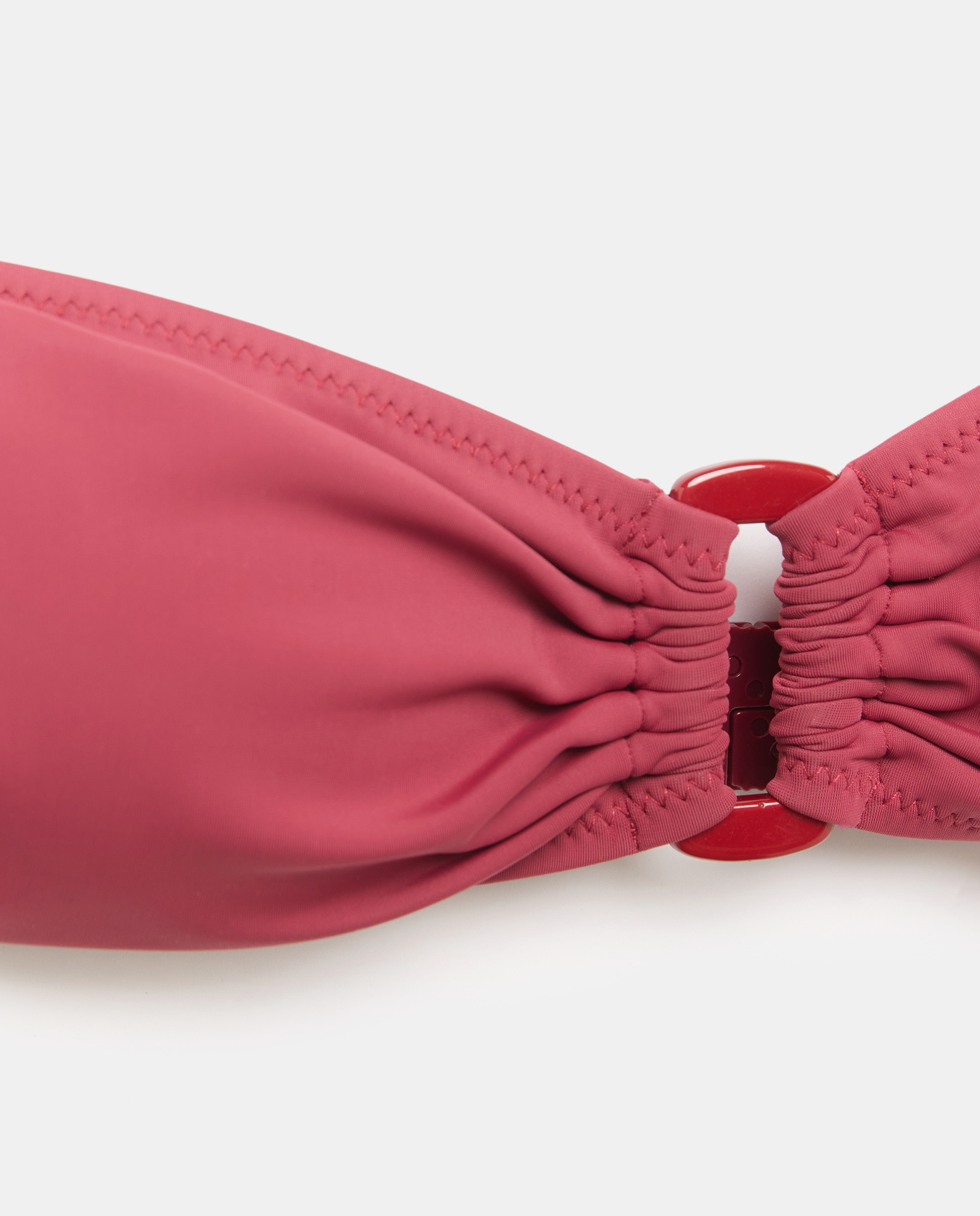 Top de baño mujer bandeau Burdeos-5