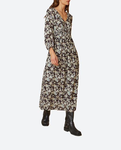 Imagen 0 de Vestido maxi sin mangas cuello redondo