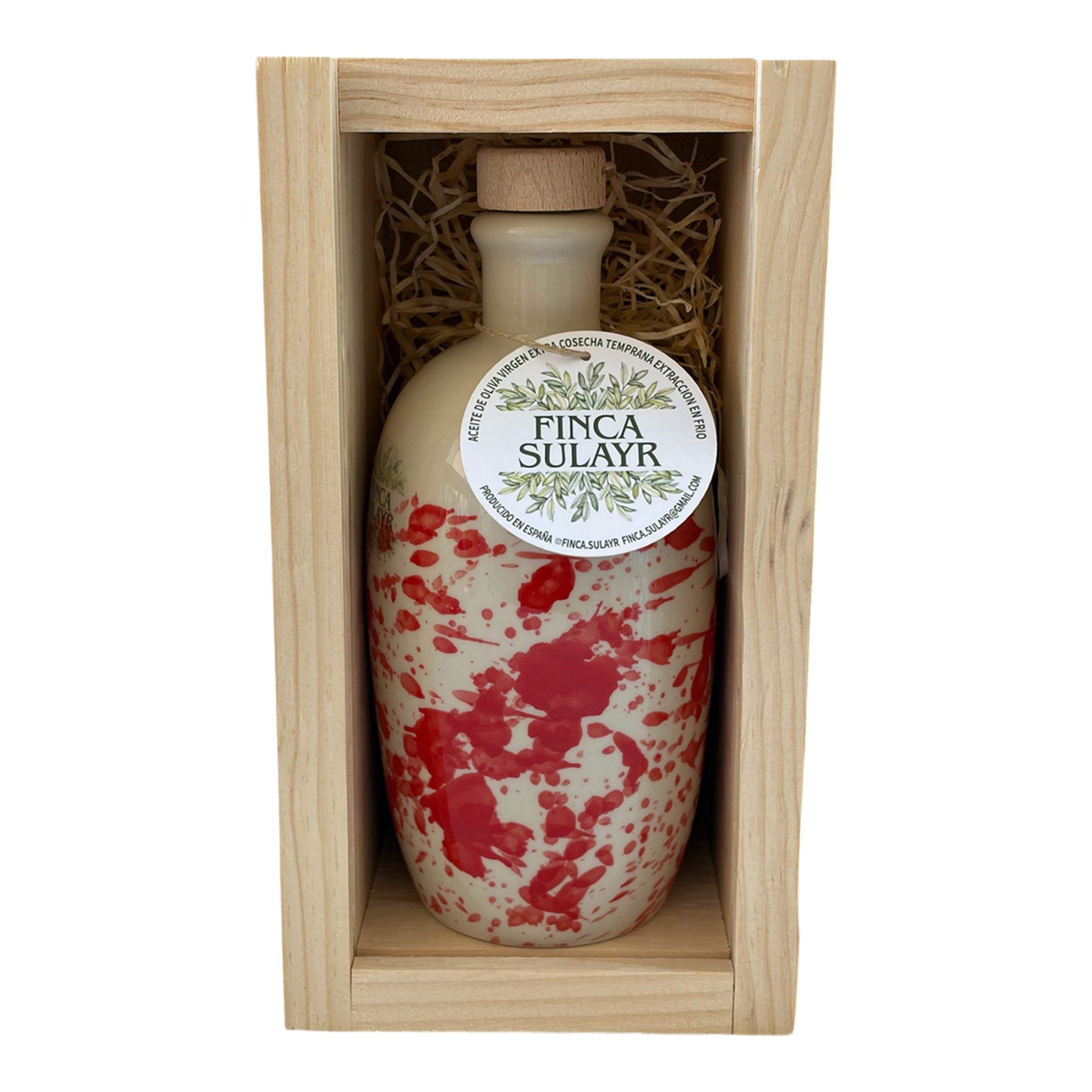 Estuche aceite de oliva virgen extra de cosecha temprana Finca Sulayr 7