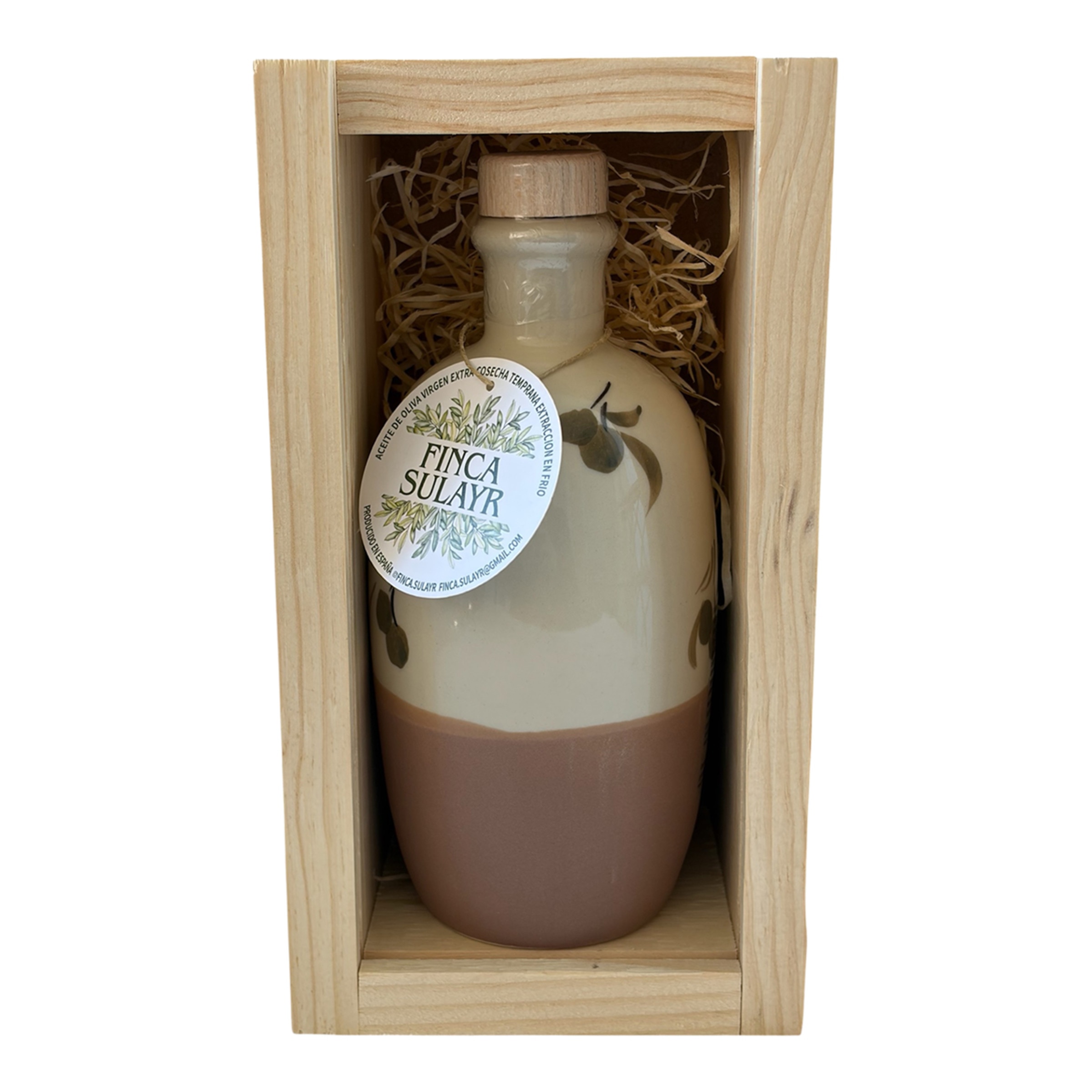 Estuche aceite de oliva virgen extra de cosecha temprana Finca Sulayr 6