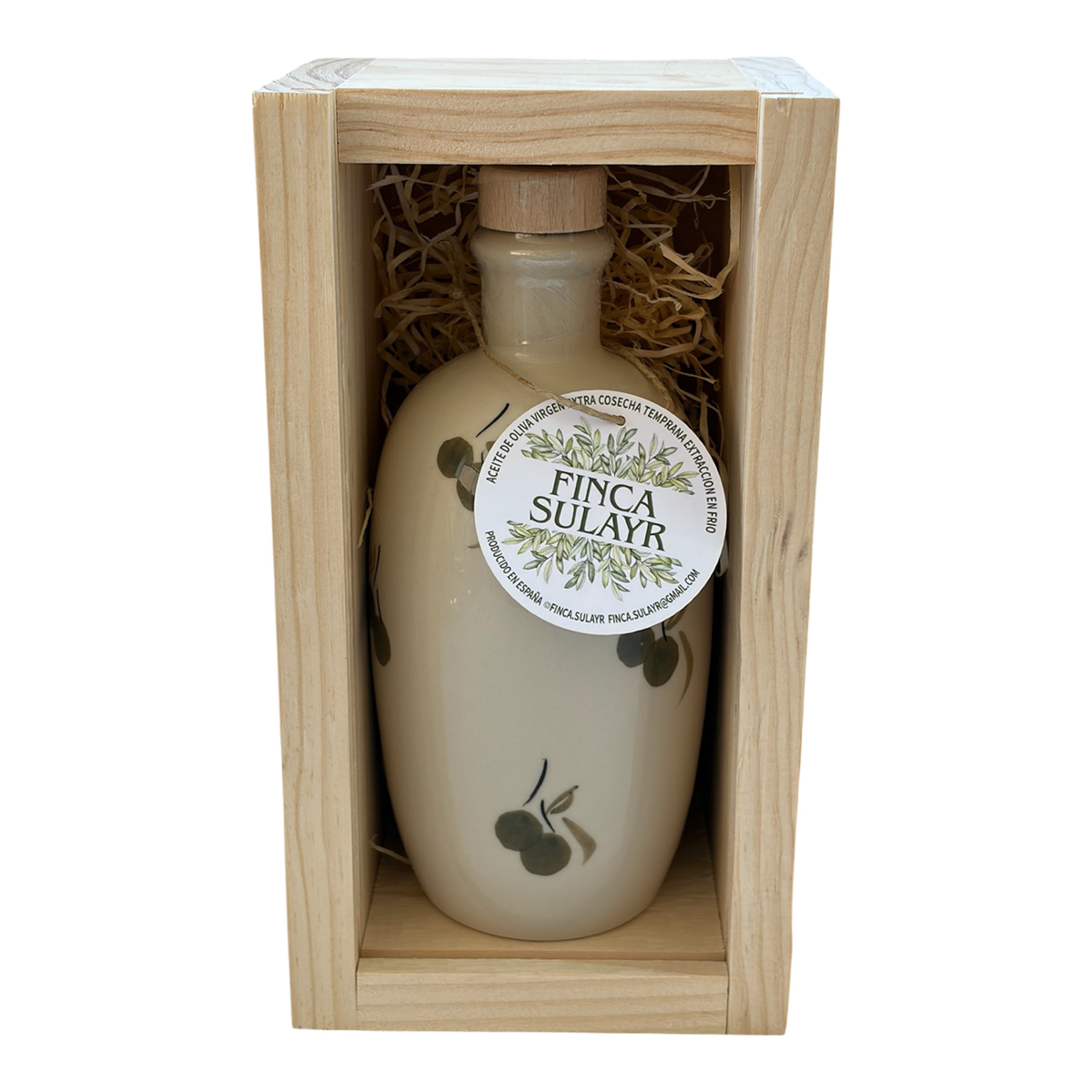 Estuche aceite de oliva virgen extra de cosecha temprana Finca Sulayr 5