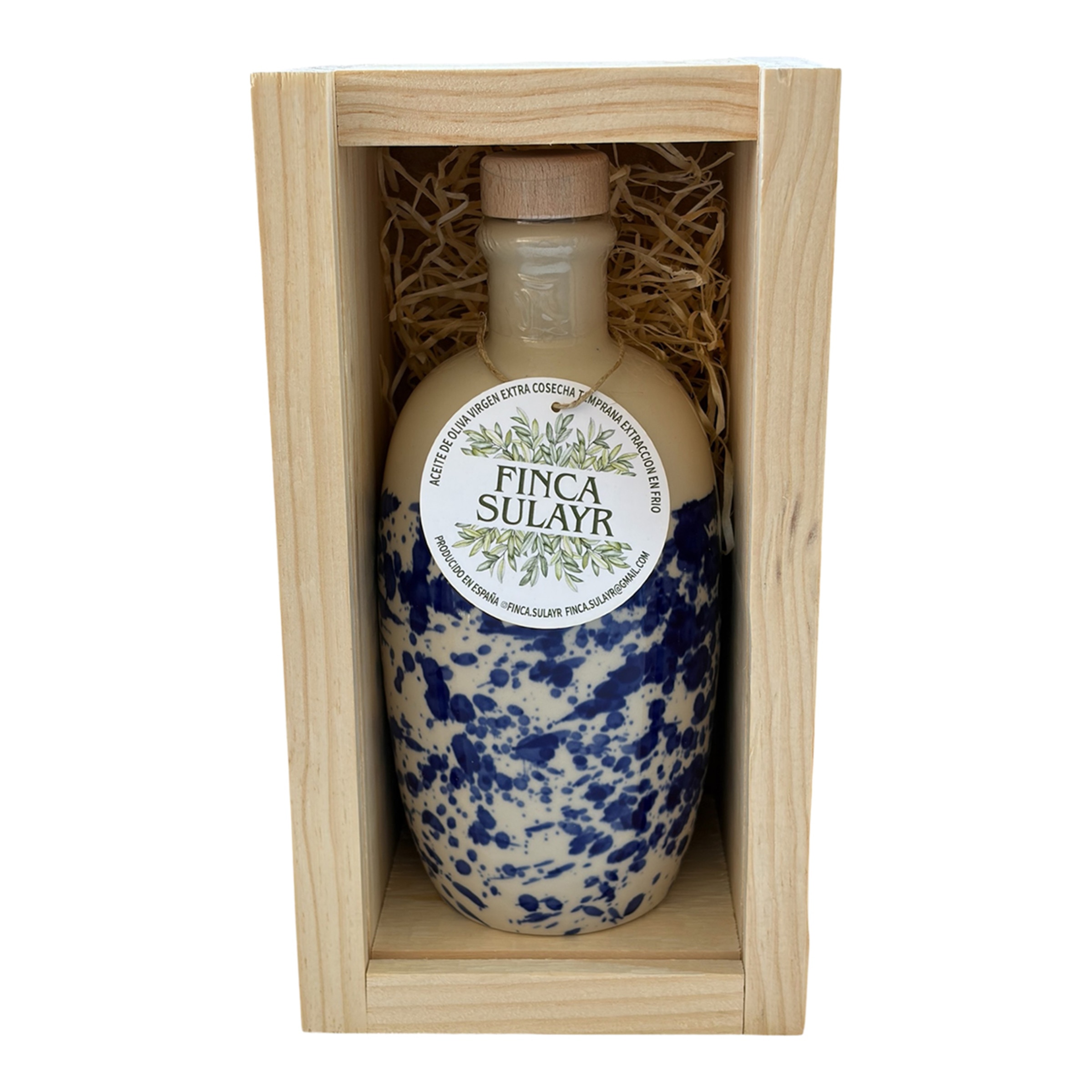Estuche aceite de oliva virgen extra de cosecha temprana Finca Sulayr 3