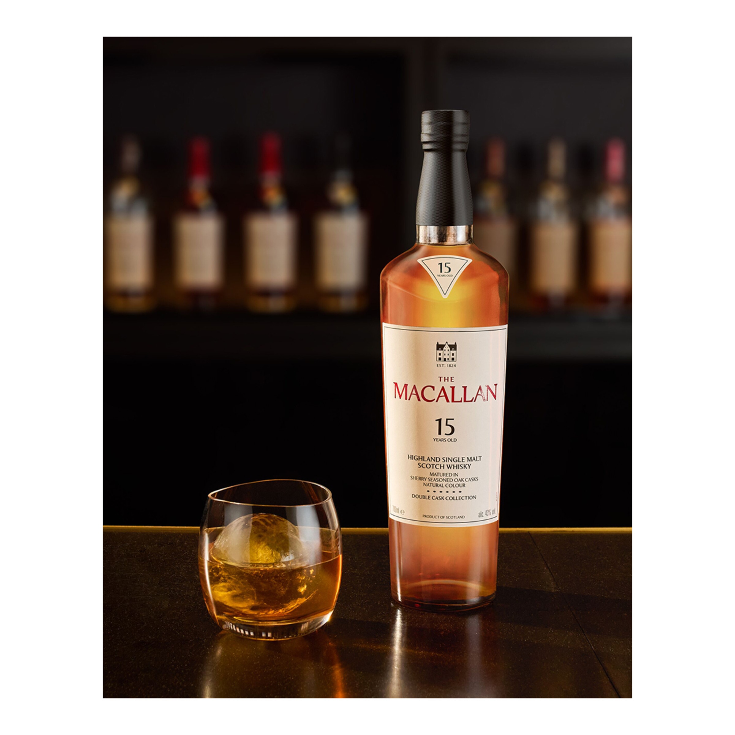 Estuche whisky escocés The Macallan 15 años Double Cask single malt 5