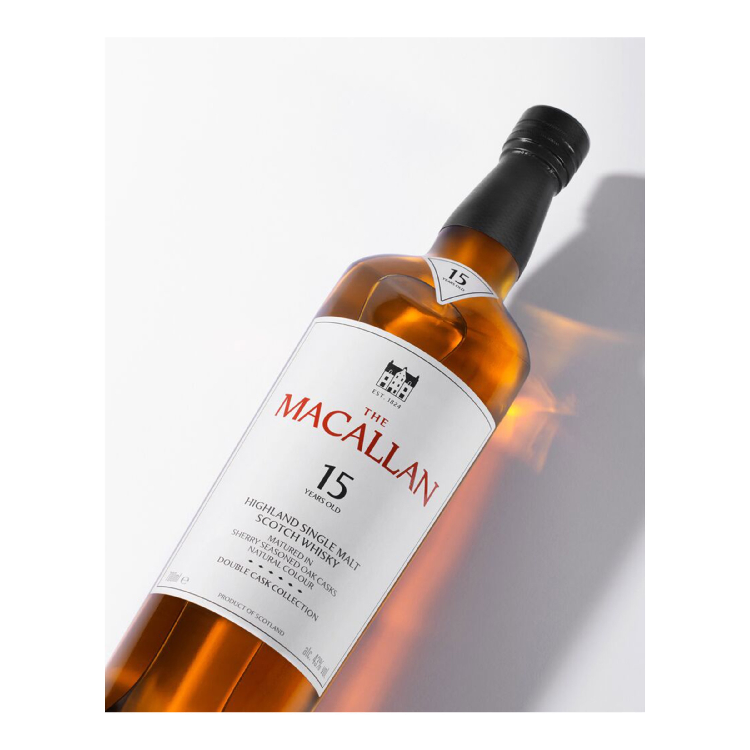 Estuche whisky escocés The Macallan 15 años Double Cask single