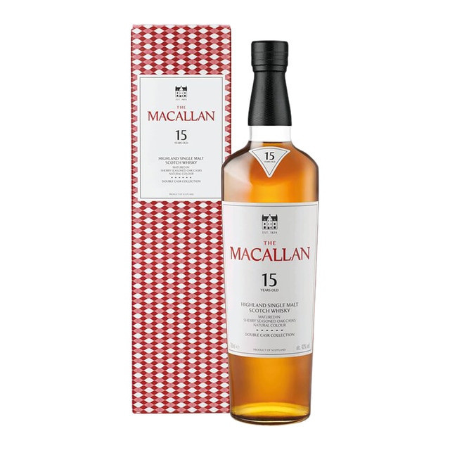 Imagen 0 de Estuche whisky escocés The Macallan 15 años Double Cask single malt
