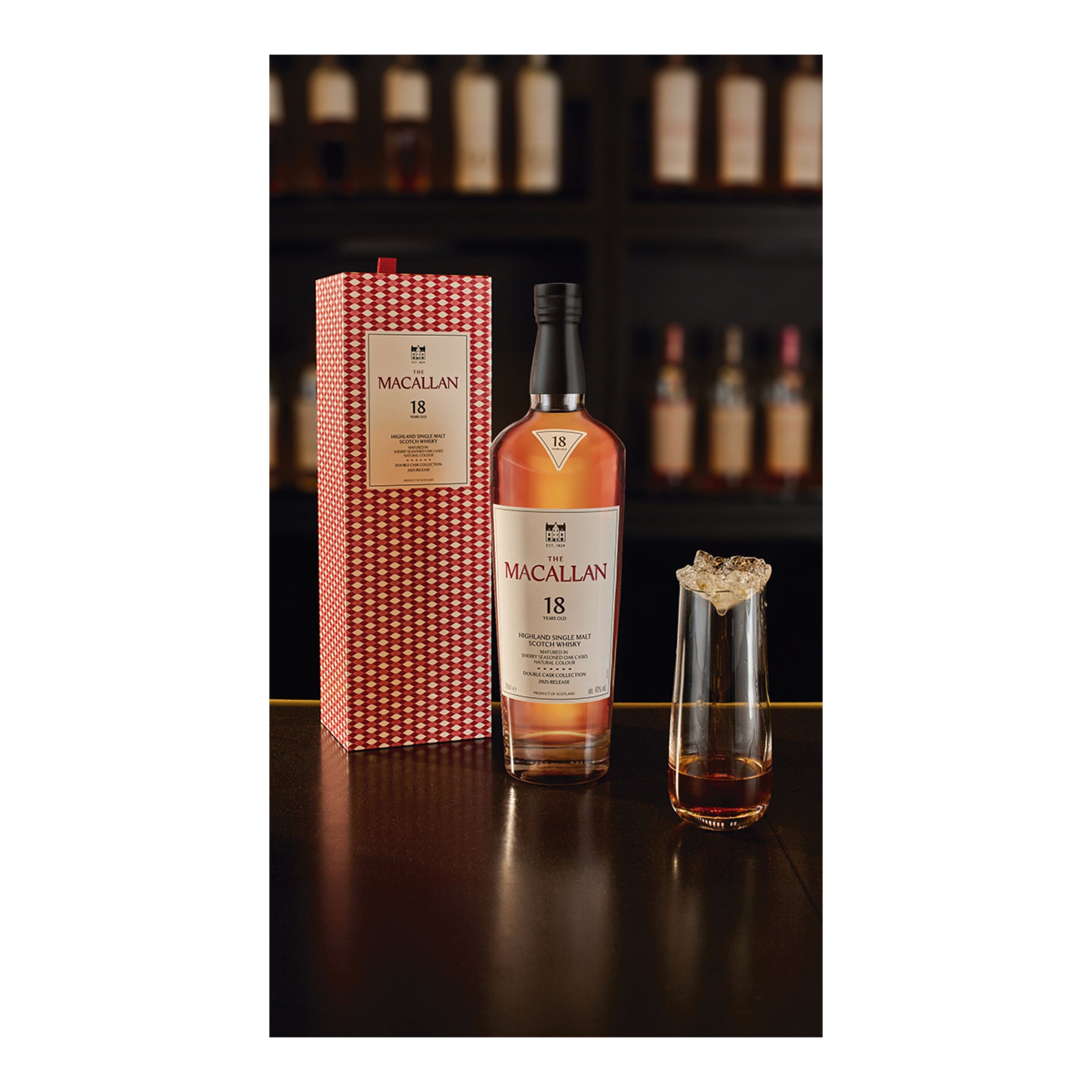 Estuche whisky escocés The Macallan 18 años Double Cask single