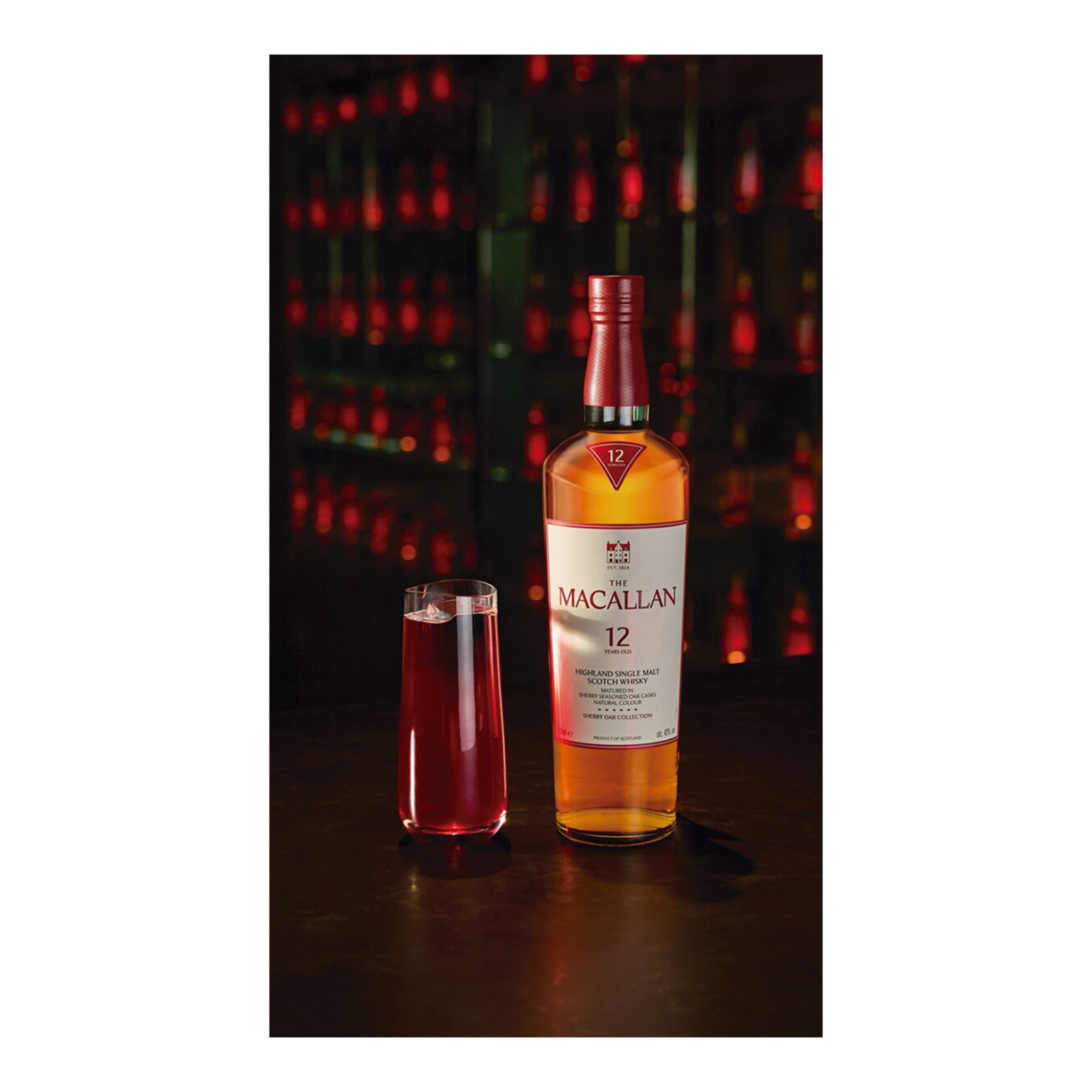 Estuche whisky escocés The Macallan Sherry Oak Cask 12 Years Old