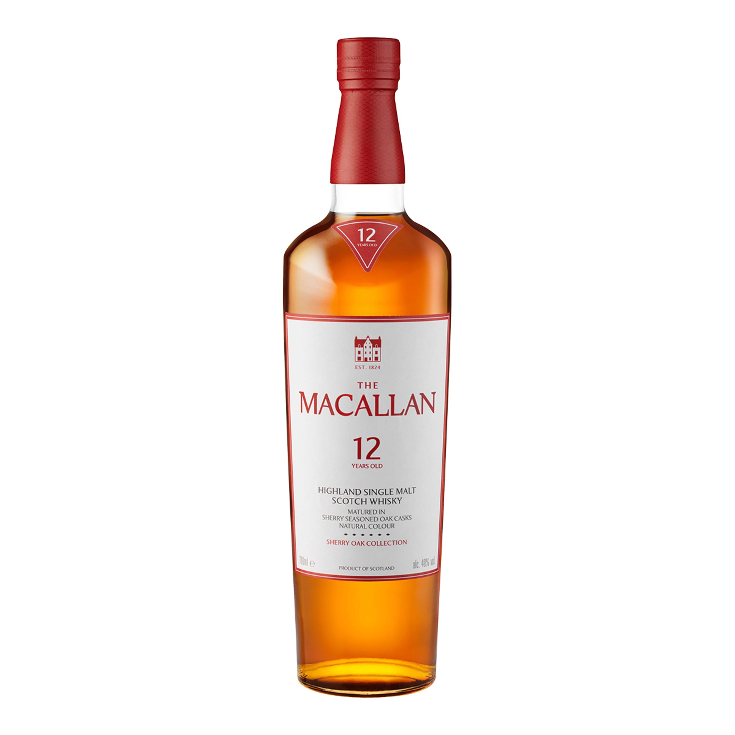 ウイスキー The Macallan 12 Year Old Sherry Oak Cask Estuche whisky escocés The Macallan Sherry Oak Cask 12 Years Old