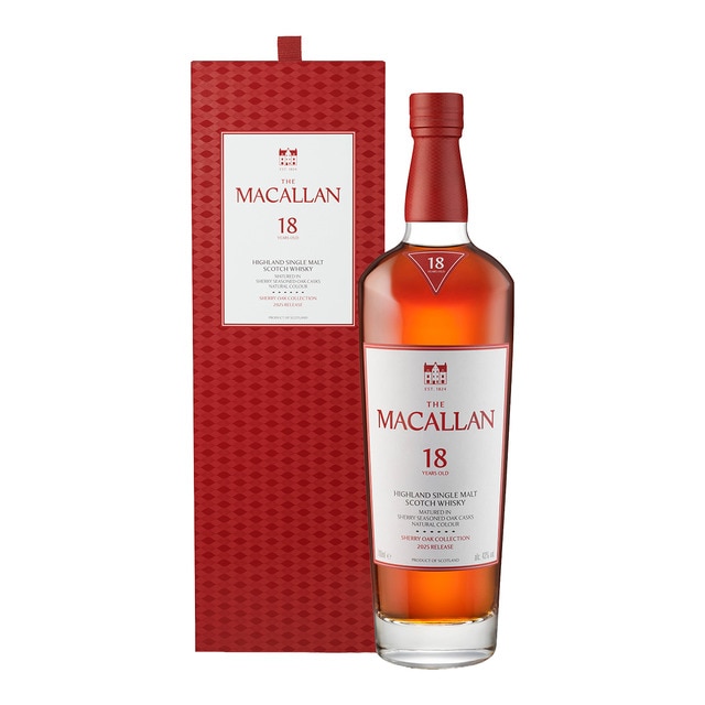 Imagen 0 de Estuche whisky escocés The Macallan Sherry Oak Cask 18 Years Old