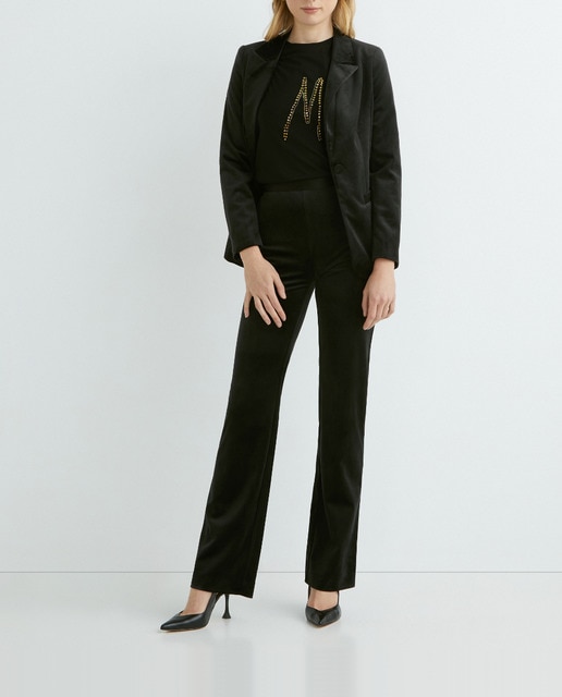 Imagen 0 de Pantalón de mujer acampanado de traje