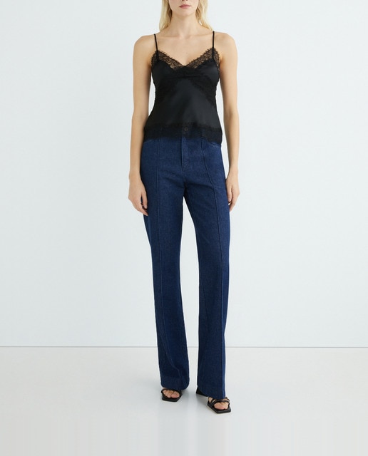 Imagen 0 de Top de mujer lencero con encaje