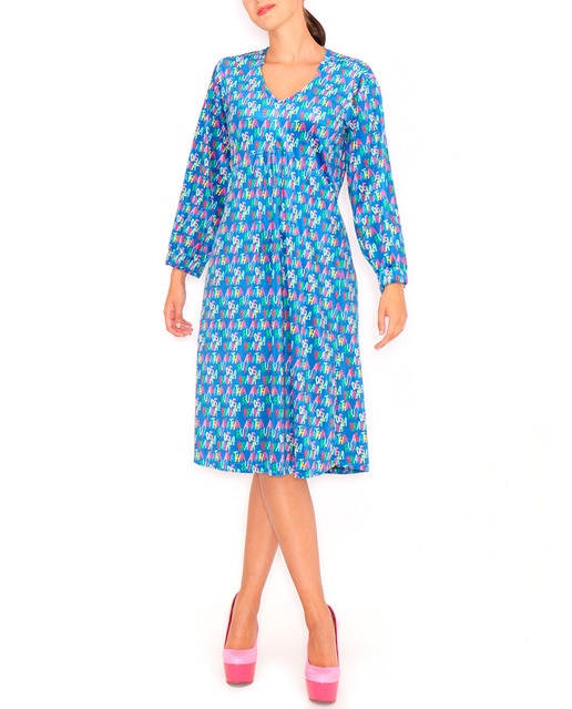 Imagen 0 de Vestido de mujer largo manga larga