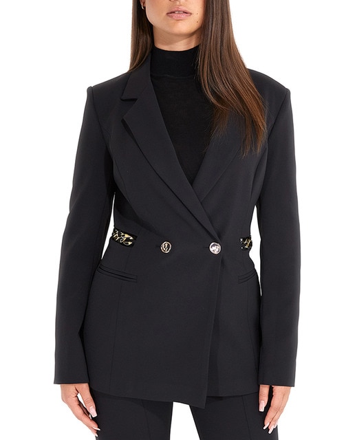 Imagen 0 de Blazer de mujer entallado con detalles dorados