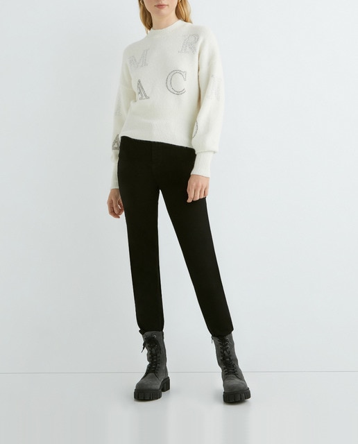 Imagen 0 de Jersey de mujer mangas abullonadas con letras grandes