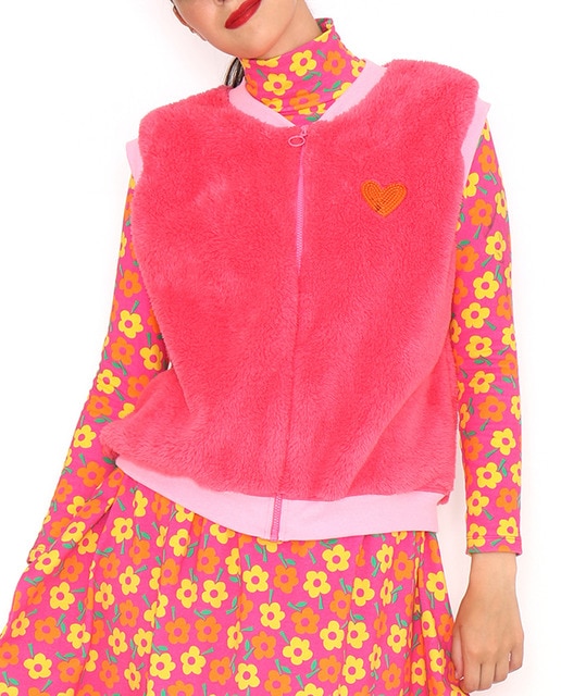 Imagen 0 de Chaleco peluche mujer