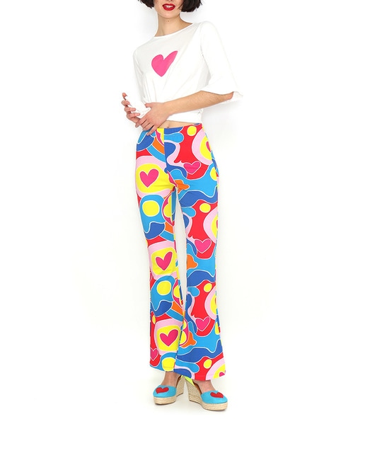 Imagen 0 de Pantalón de mujer campana estampado