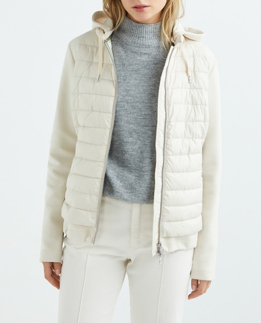 Imagen 0 de Chaqueta de mujer acolchada combinada