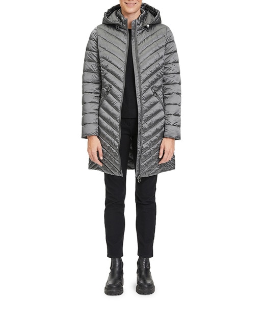 Imagen 0 de Chaqueta 3/4 de plumas de corte femenino con capucha mujer