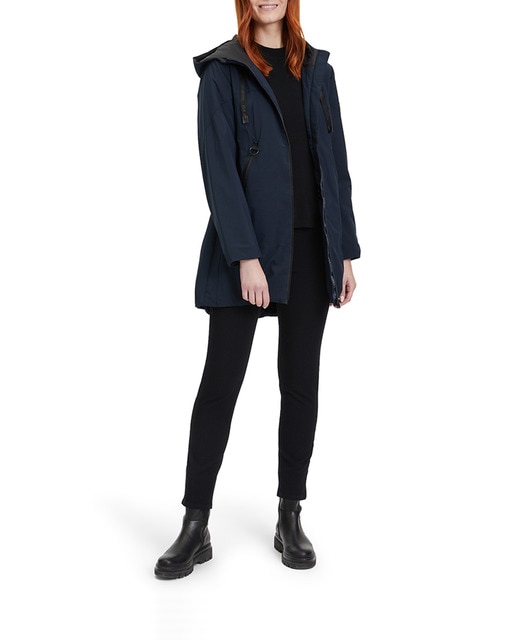 Imagen 0 de Chaqueta 3/4 con capucha mujer