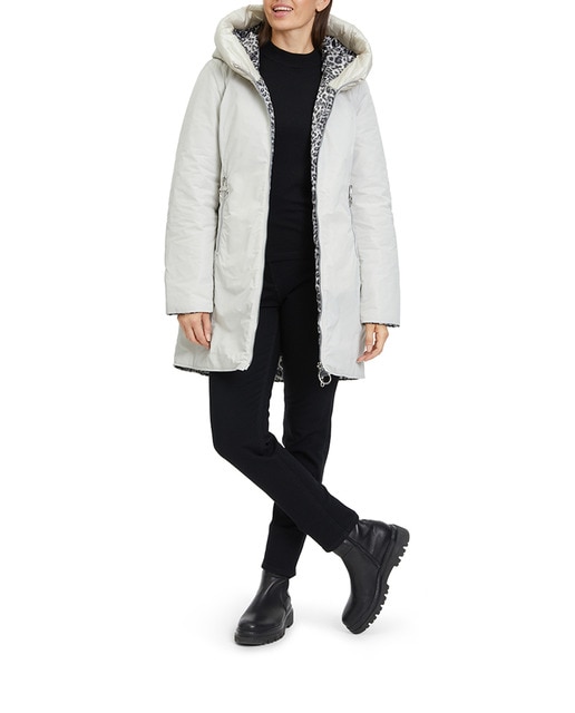 Imagen 0 de Chaqueta reversible con capucha fija mujer