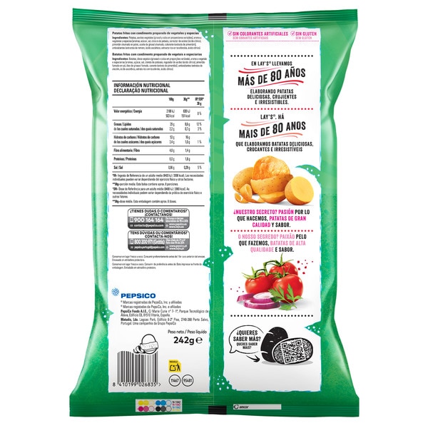 Kartoffelchips mit Bauern-Geschmack Tasche 242 g