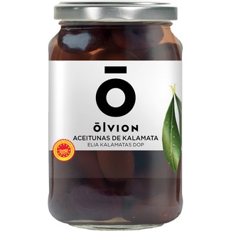 aceitunas DOP de Kalamata bote 370 g neto escurrido - Olvion