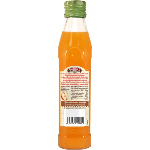 naturtrüber Bio-Apfelweinessig Flasche 250 ml