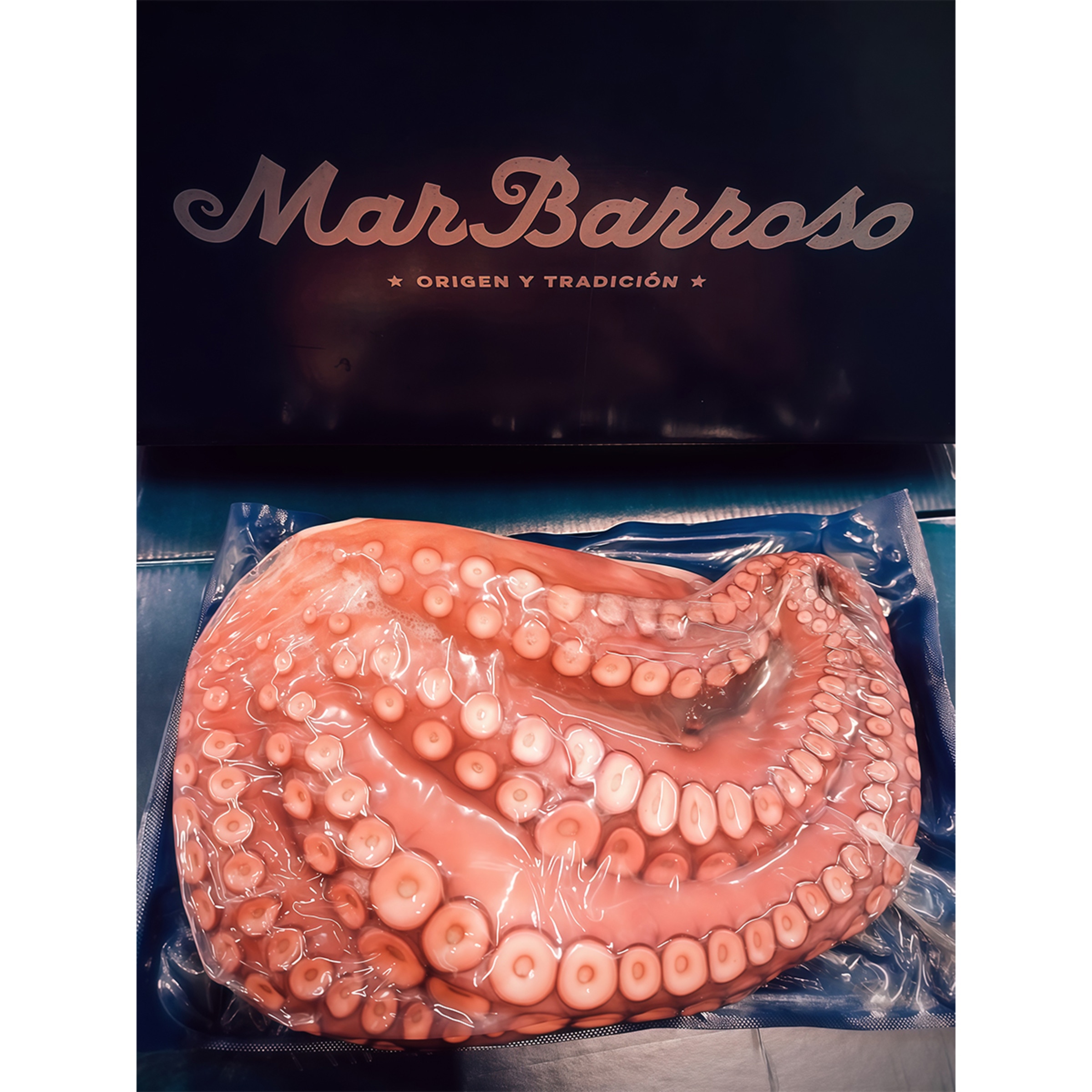 medio pulpo cocido peso aproximado pieza 1-2 kg