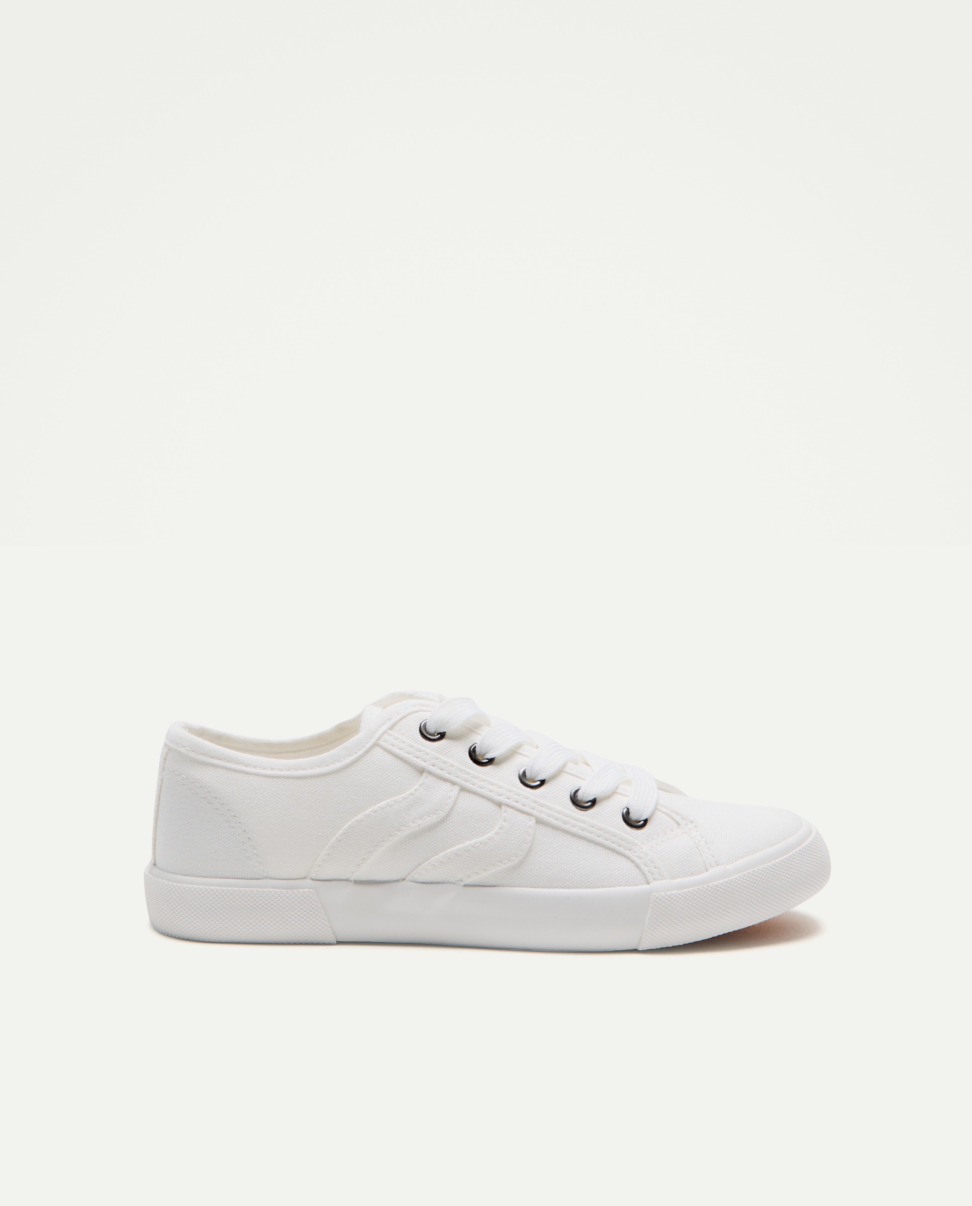Imagen 0 de Zapatilla de mujer de lona con cordones