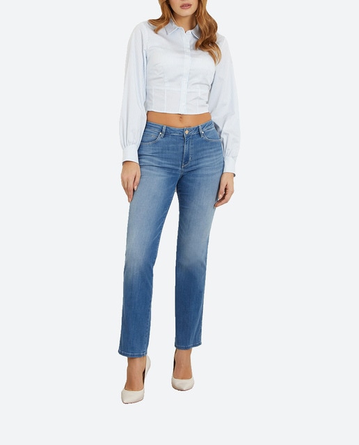 Imagen 0 de Pantalón vaquero recto mujer