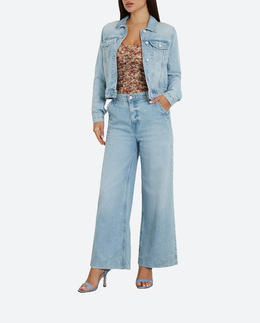 Imagen 0 de Pantalón ancho vaquero