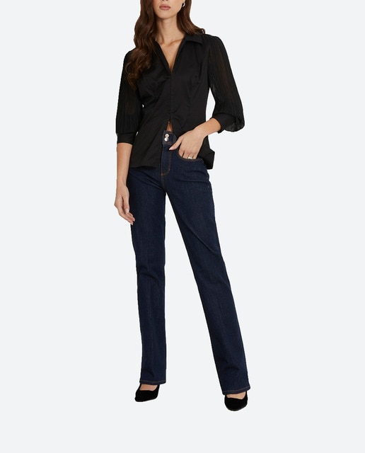 Imagen 0 de Pantalón recto de mujer push up