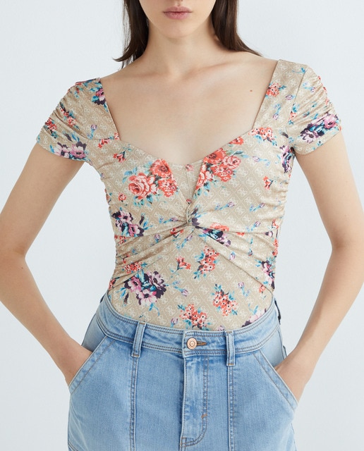 Imagen 0 de Body de mujer estampado combinado.