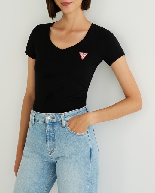 Imagen 0 de Camiseta de mujer logo mini negro