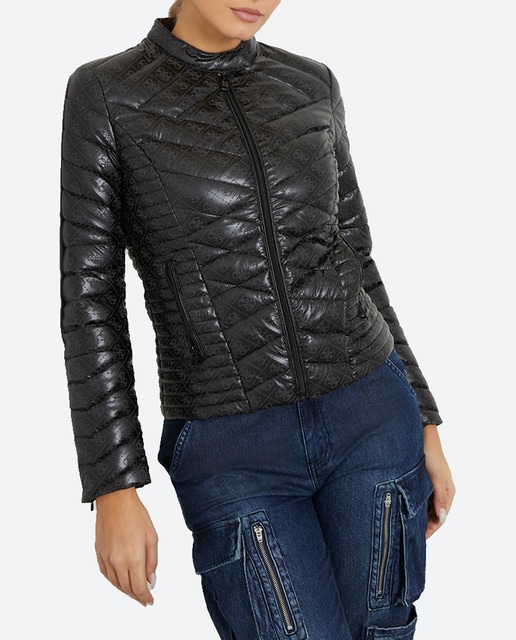 Imagen 0 de Abrigo de mujer con estampado logo.