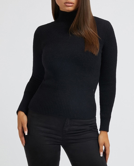 Imagen 0 de Jersey de mujer de punto y cuello alto